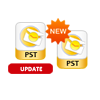 Save PST files either as new or update the default PST